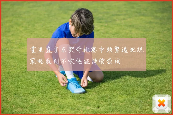 霍里直言东契奇比赛中频繁造犯规策略裁判不吹他就持续尝试